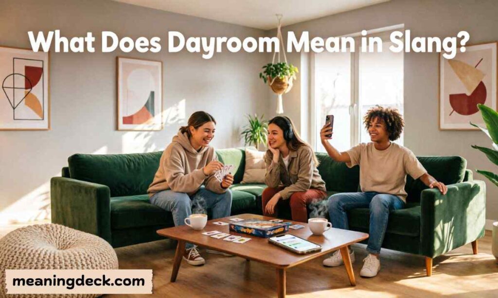 What Does Dayroom Mean in Slang?