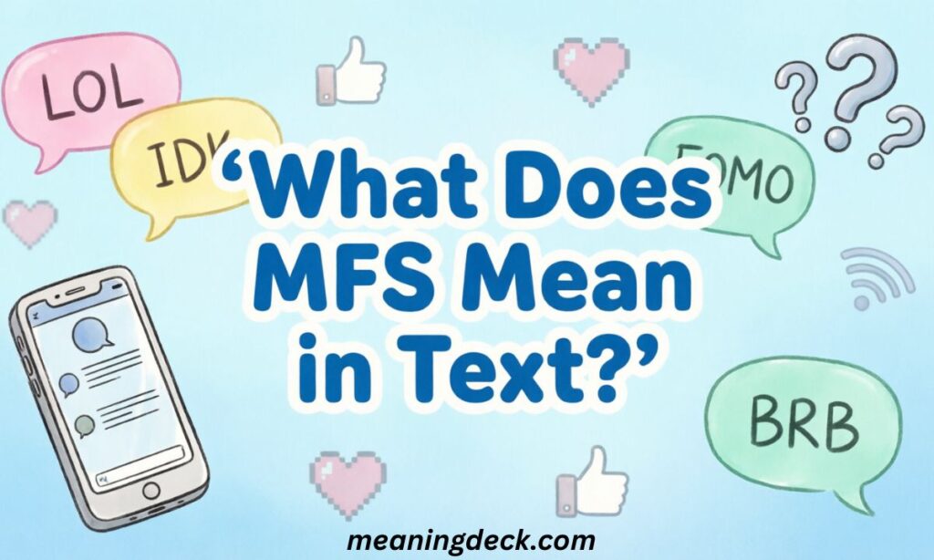 What Does MFS Mean in Text