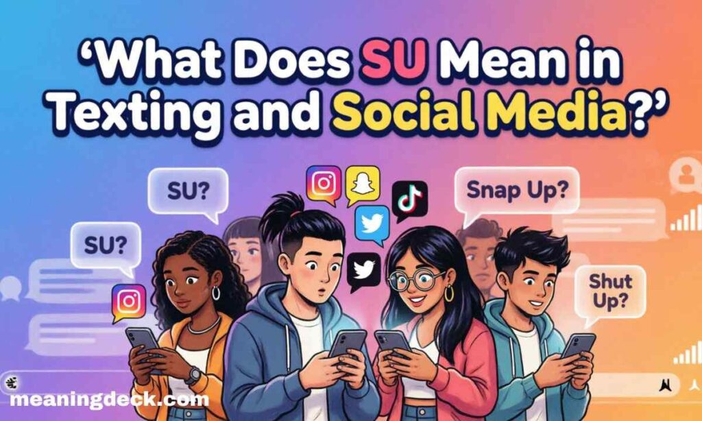 What Does SU Mean in Texting and Social Media