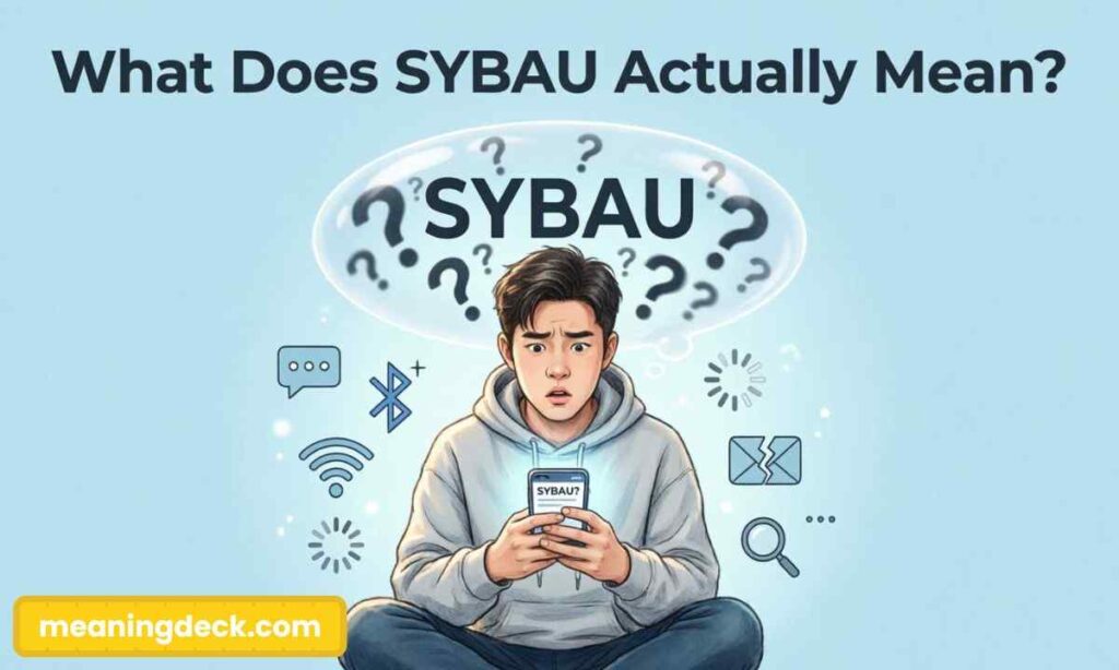 What Does SYBAU Actually Mean