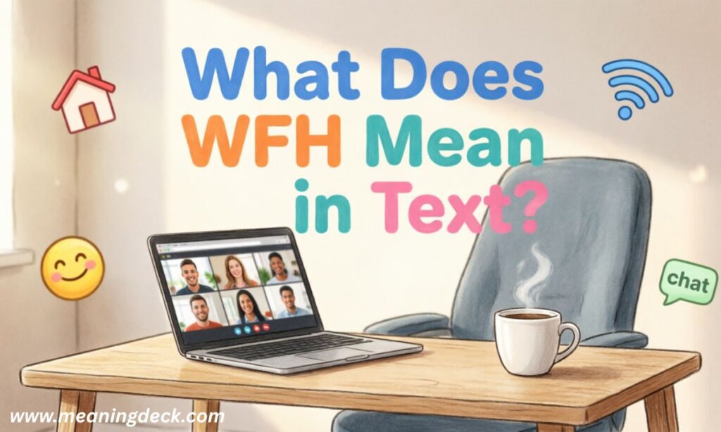 What Does WFH Mean in Text