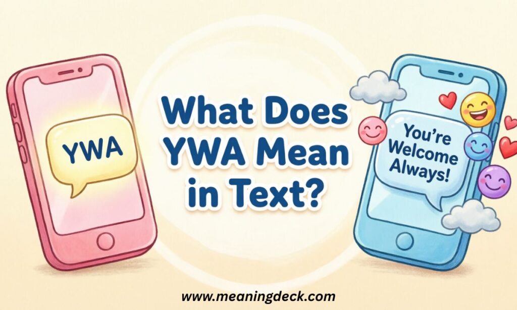 What Does YWA Mean in Text