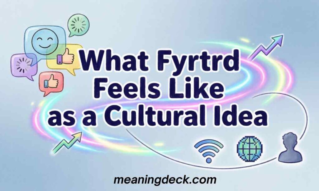 What Fyrtrd Feels Like as a Cultural Idea