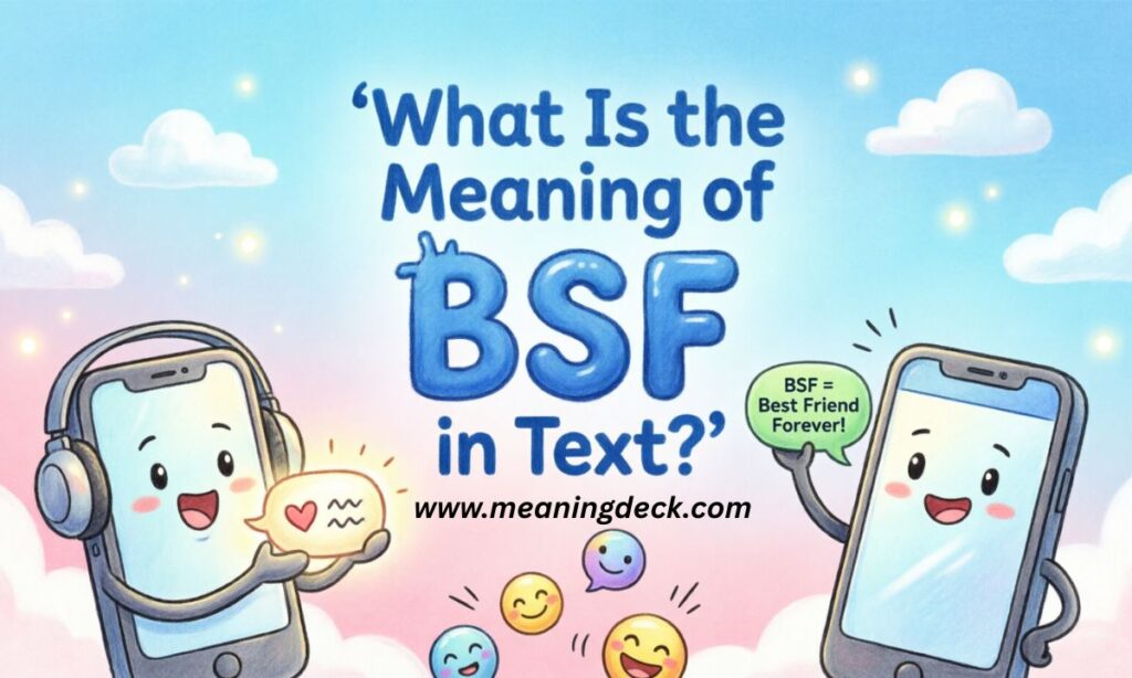 What Is the Meaning of BSF in Text