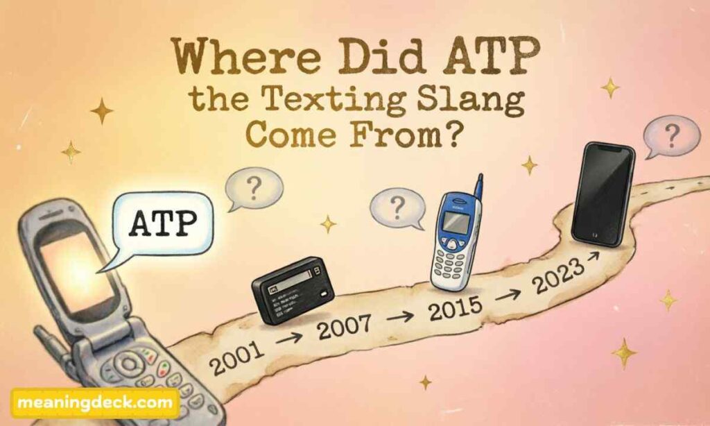 Where Did ATP the Texting Slang Come From?