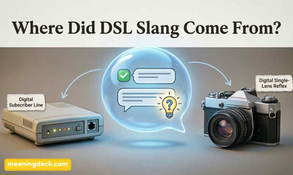 Where Did DSL Slang Come From?