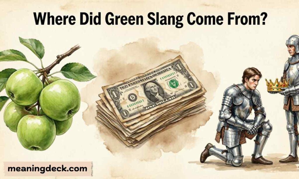 Where Did Green Slang Come From?