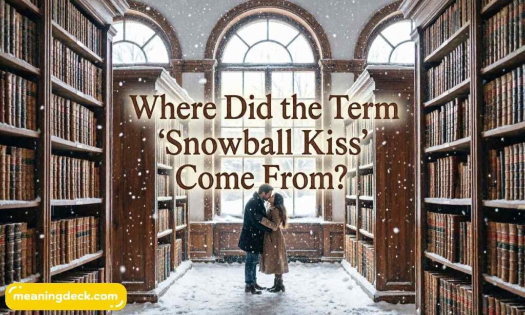 Where Did the Term Snowball Kiss Come From?