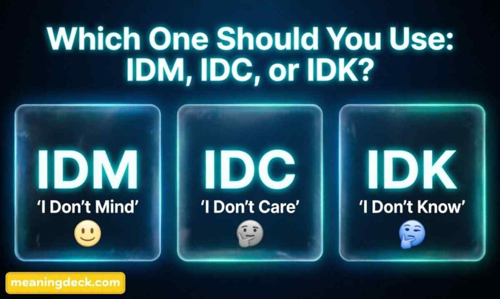Which One Should You Use IDM, IDC, or IDK?