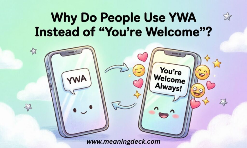 Why Do People Use YWA Instead of You're Welcome
