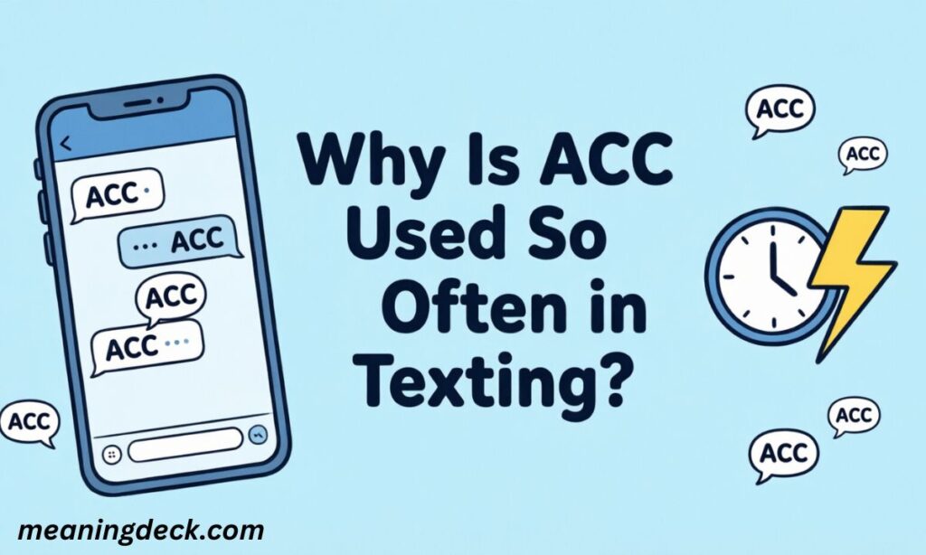 Why Is ACC Used So Often in Texting