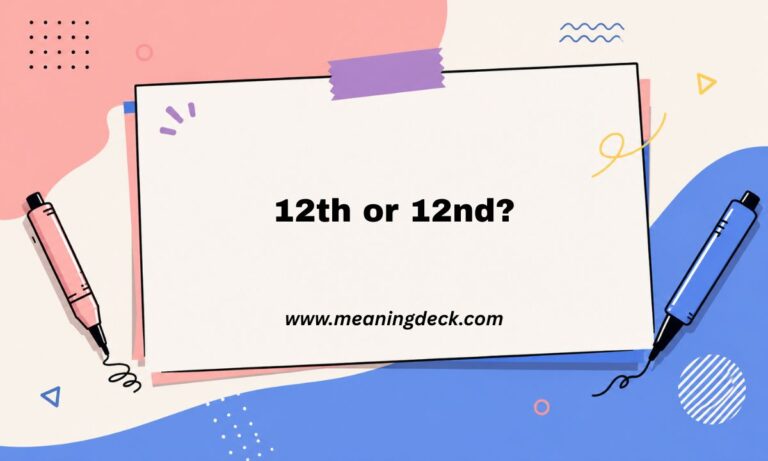 12th or 12nd?