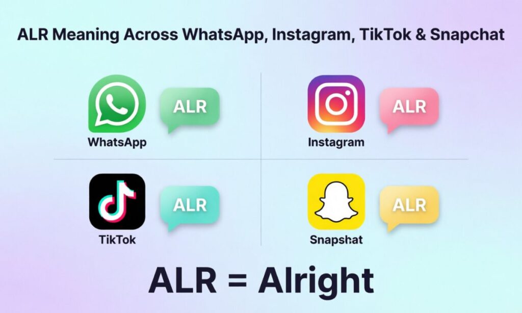 ALR Meaning Across WhatsApp, Instagram, TikTok & Snapchat