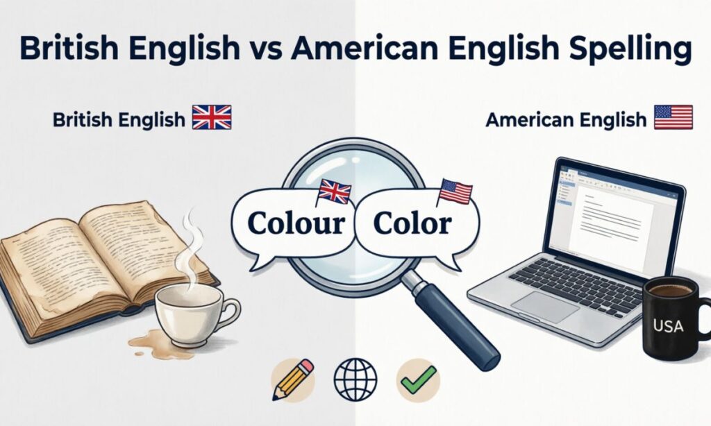 British English vs American English Spelling