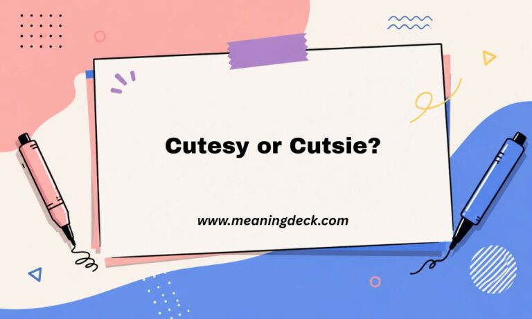 Cutesy or Cutsie