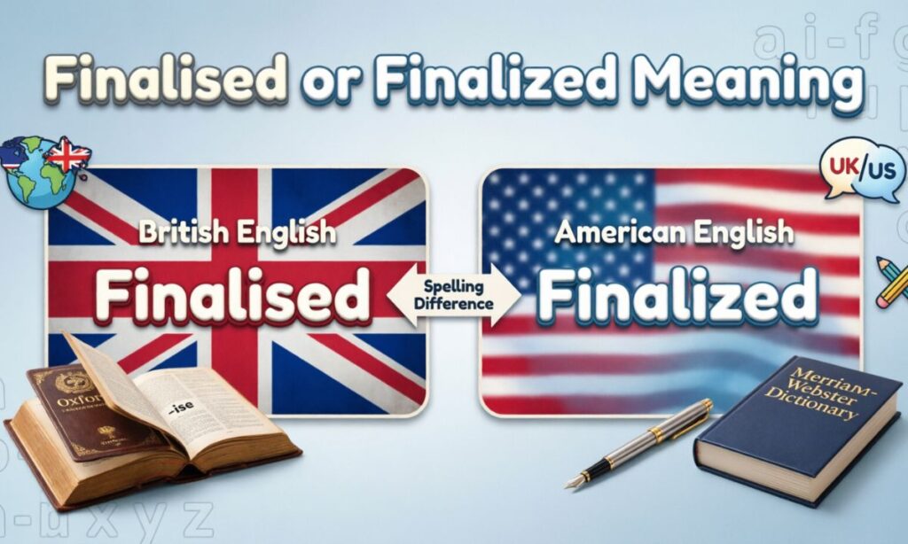 Finalised or Finalized Meaning