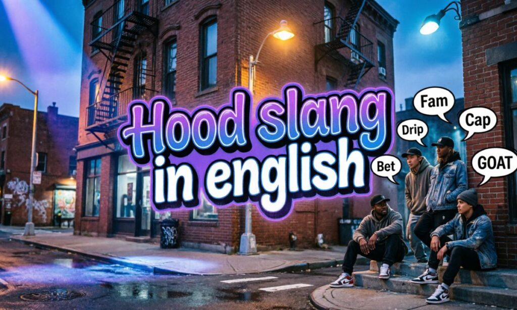 Hood slang in english