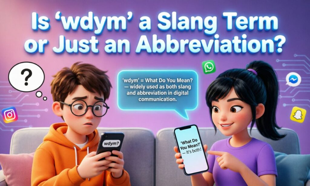 Is wdym a Slang Term or Just an Abbreviation