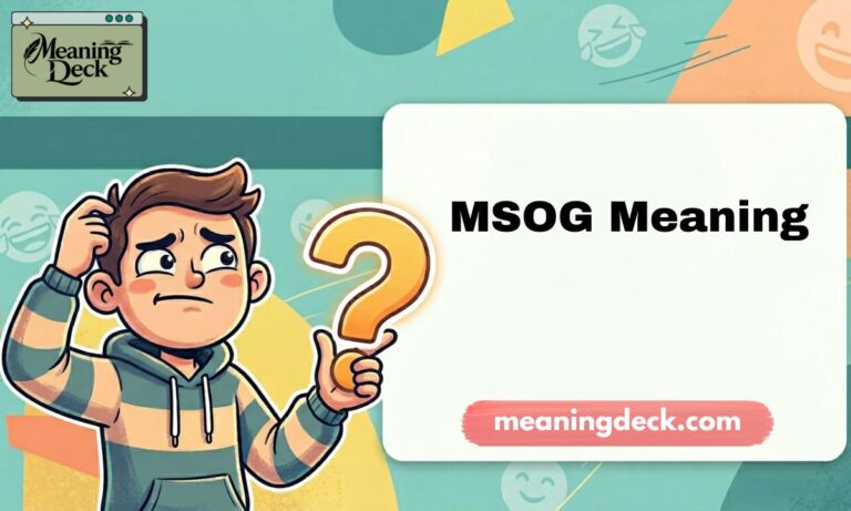 MSOG Meaning