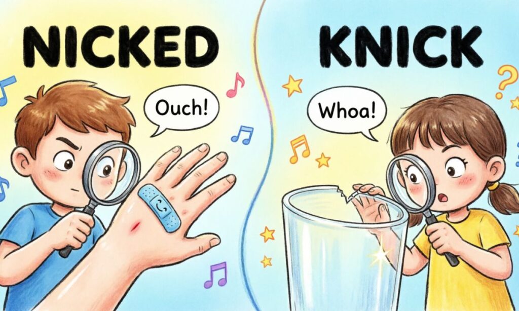 Nicked or Knicked Meaning