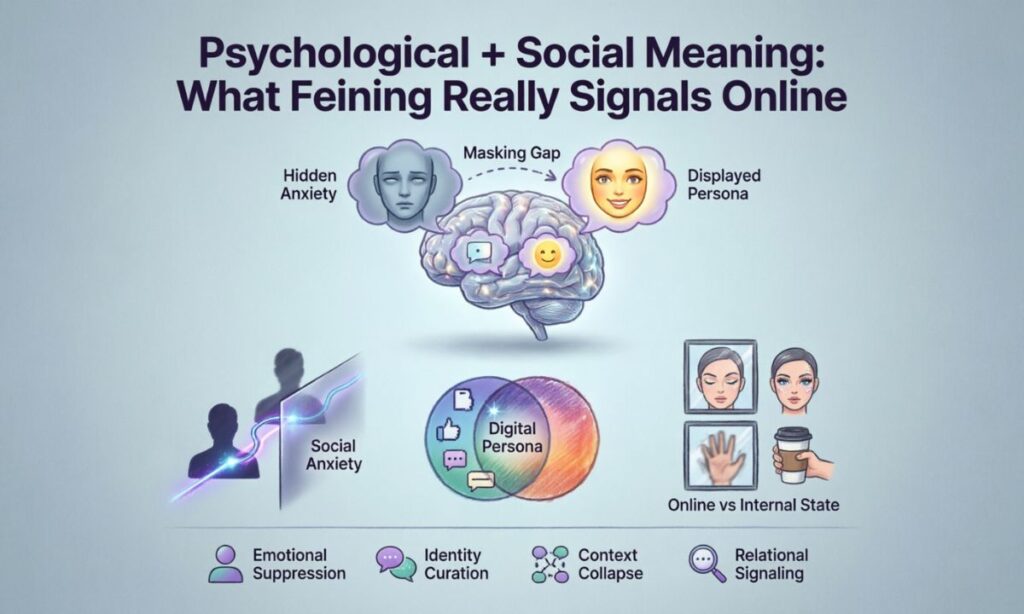 Psychological + Social Meaning What Feining Really Signals Online