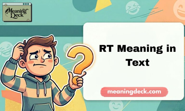 RT Meaning in Text