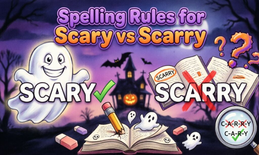 Spelling Rules for Scary vs Scarry