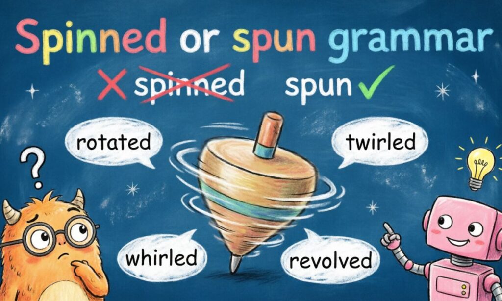 Spinned or spun grammar