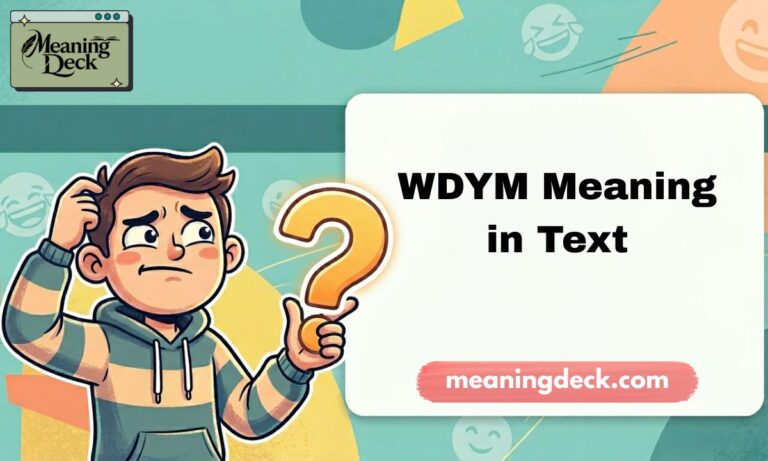 WDYM Meaning in Text