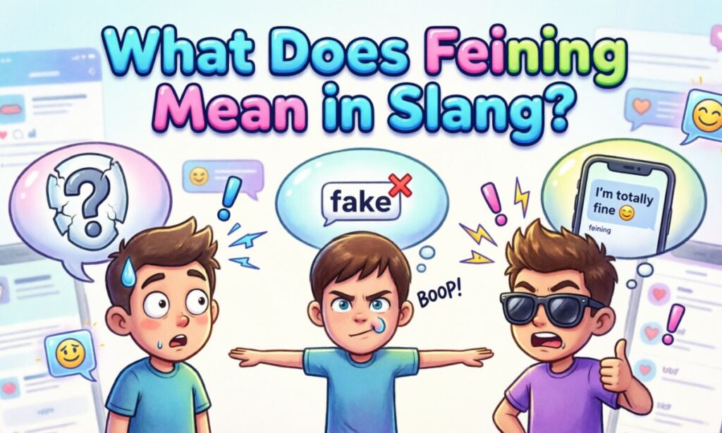 _What Does Feining Mean in Slang