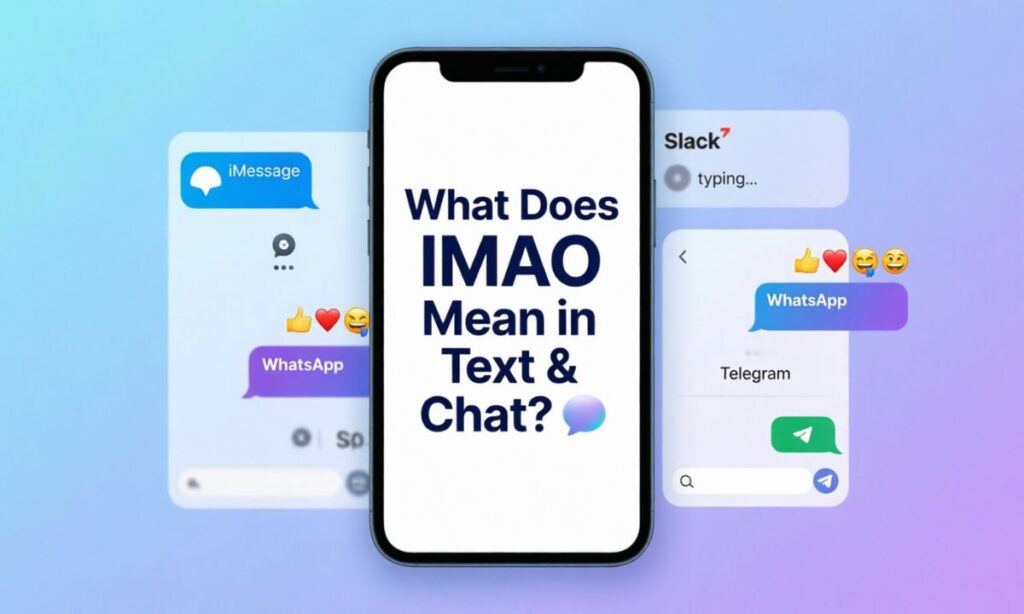 What Does IMAO Mean in Text & Chat