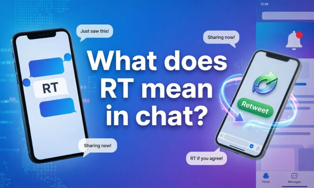 What does RT mean in chat