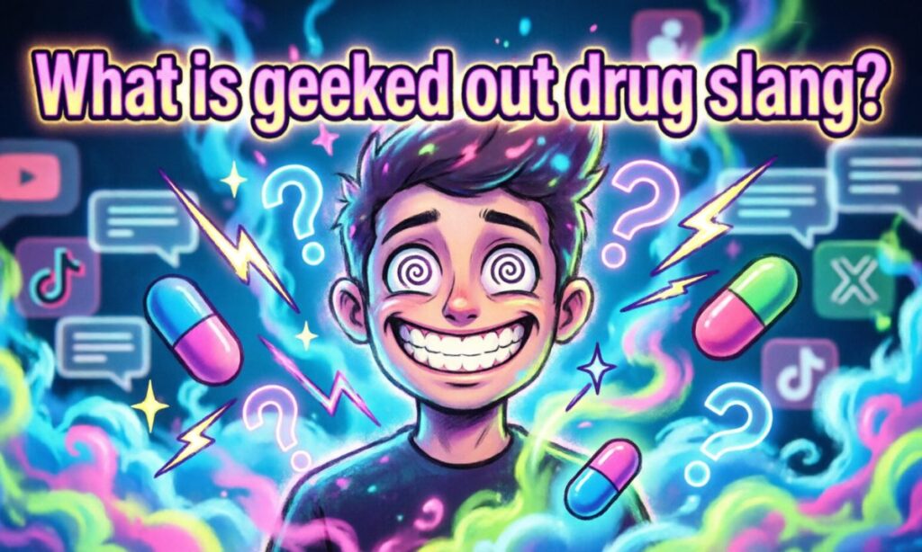 What is geeked out drug slang