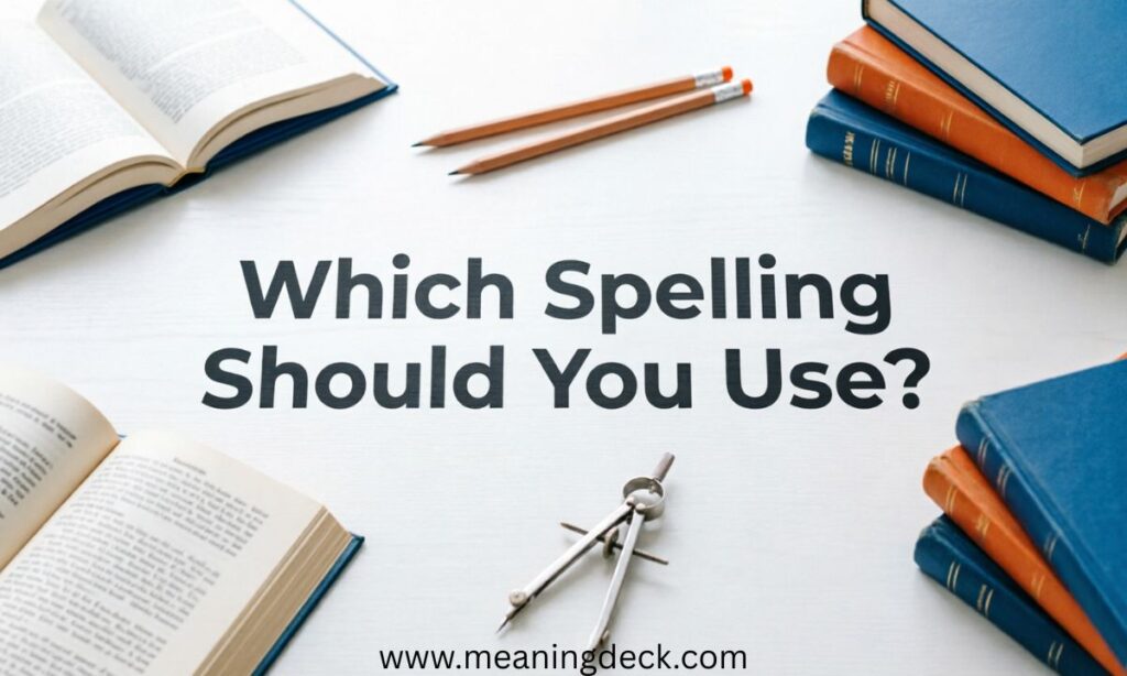 Which Spelling Should You Use