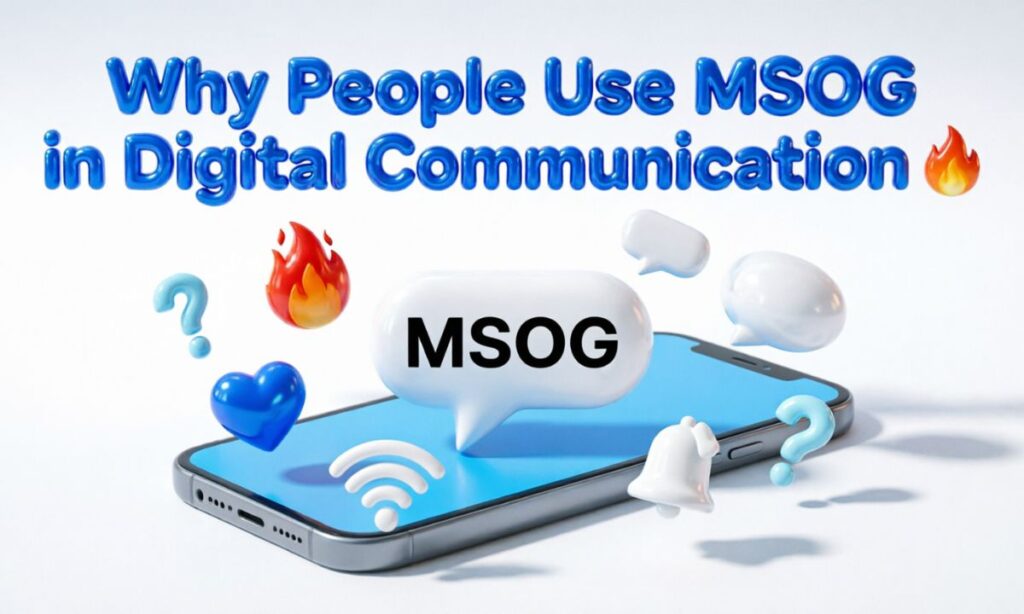 Why People Use MSOG in Digital Communication
