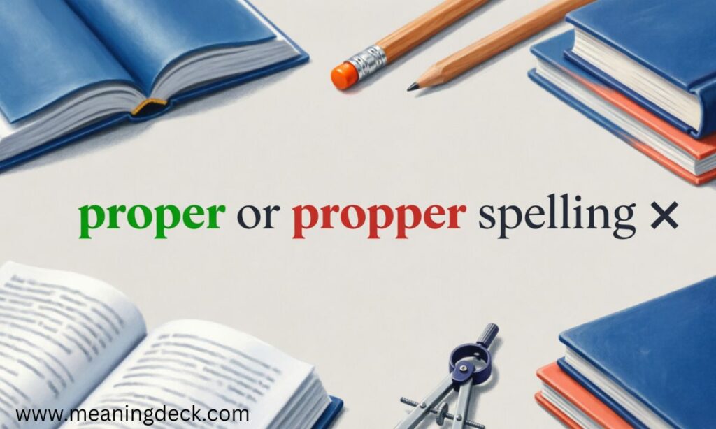 proper or propper spelling