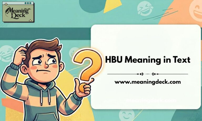 HBU Meaning in Text