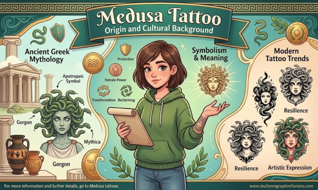 Medusa Tattoo Origin and Cultural Background