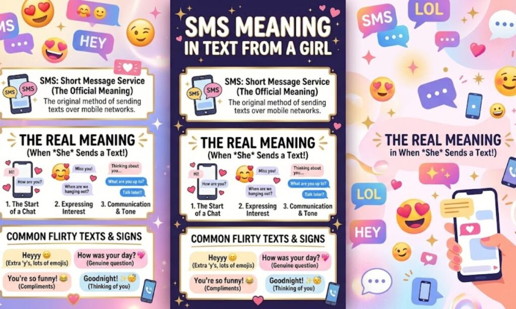 SMS meaning in text from a girl