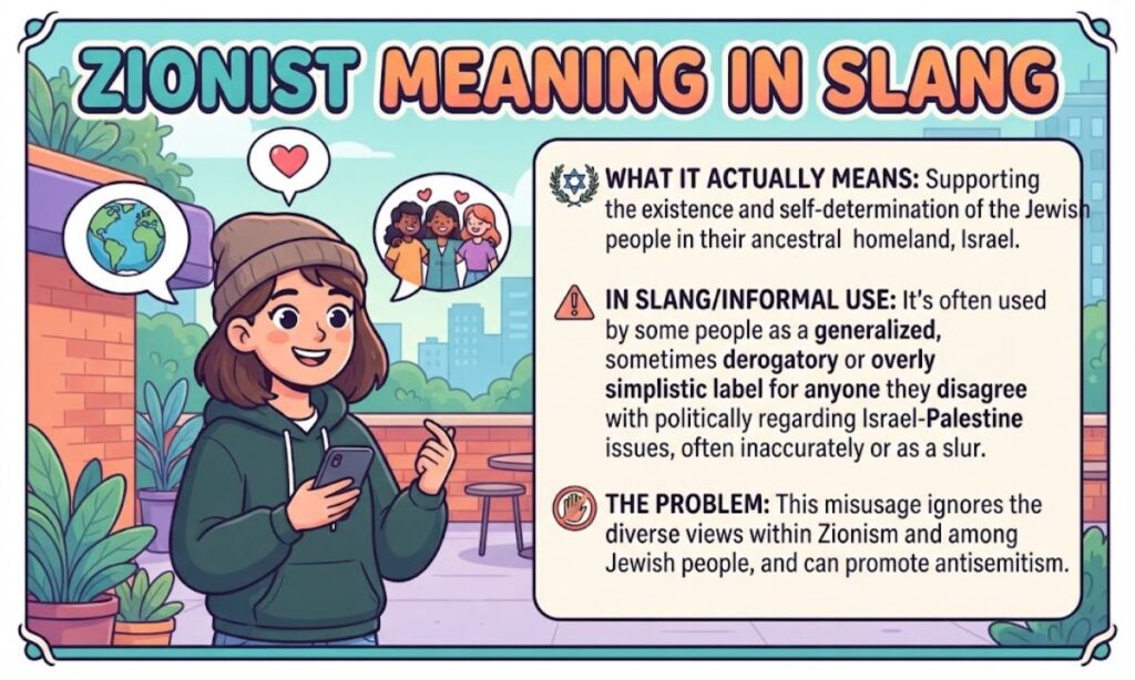 zionist meaning in slang